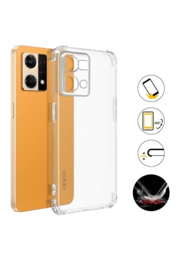 Cover Anti-urto per Oppo Reno 7 - Trasparente