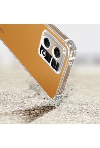 Cover Anti-urto per Oppo Reno 7 - Trasparente