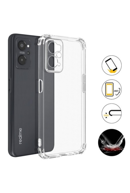 Cover Anti-urto per Realme 9i Oppo A76 / A96 - Trasparente