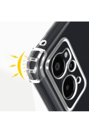 Cover Anti-urto per Realme 9i Oppo A76 / A96 - Trasparente