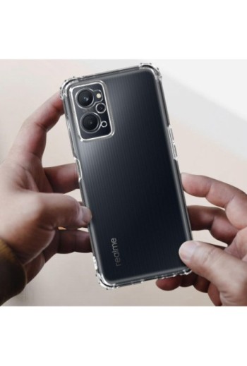 Cover Anti-urto per Realme 9i Oppo A76 / A96 - Trasparente