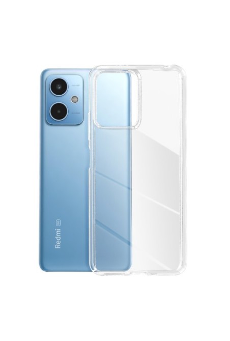 Cover in silicone flessibile per Xiaomi Redmi Note 12 5G / 4G extra-sottile 0 3 mm Second Skin – trasparente