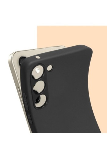 Cover in silicone per Samsung Galaxy S23 extra-sottile 0 3 mm Second Skin - nero opaco