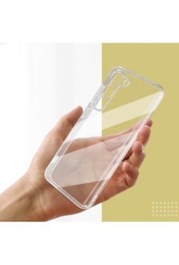 Cover in gel di silicone per Samsung Galaxy S23 sottile e resistente - trasparente