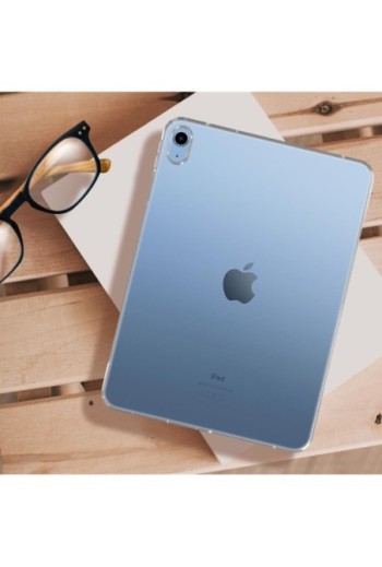 Cover in gel di silicone per iPad 11 2025 (A16) / 10.9 2022 sottile e resistente - trasparente