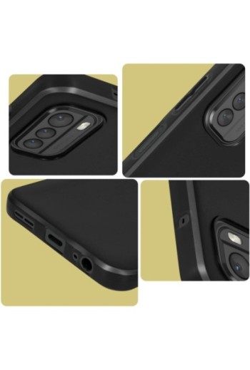 Cover in Gel di Silicone per Honor X8 5G Flessibile e Ultra-sottile - Nera
