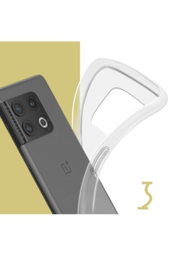 Cover in Gel di Silicone per OnePlus 10T Sottile e Resistente - Trasparente