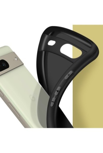 Cover in Gel di Silicone per Honor X8 5G Flessibile e Ultra-sottile - Nera