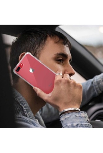 Cover Anti-urto per iPhone 7 Plus / 8 Plus Gel di Silicone con Angoli Bumper - Trasparente
