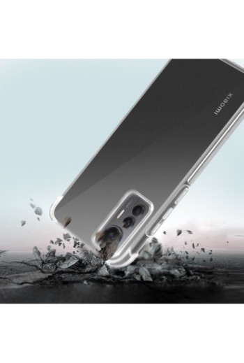 Cover Anti-urto per Xiaomi 12 Lite Gel di Silicone con Angoli Bumper - Trasparente
