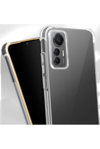 Cover Anti-urto per Xiaomi 12 Lite Gel di Silicone con Angoli Bumper - Trasparente