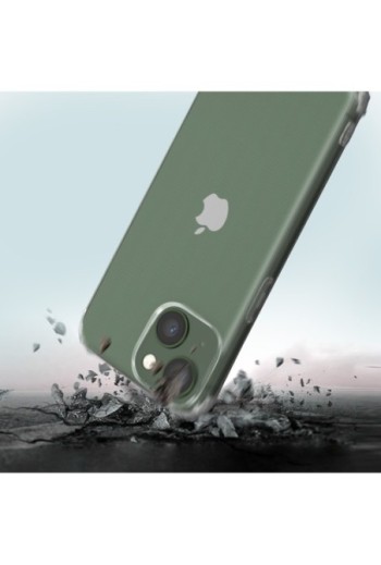 Cover Anti-urto per iPhone 13 Mini Gel di Silicone con Angoli Bumper - Trasparente