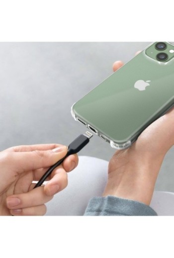 Cover Anti-urto per iPhone 13 Mini Gel di Silicone con Angoli Bumper - Trasparente