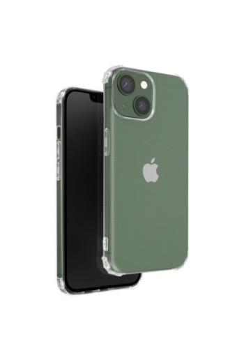 Cover Anti-urto per iPhone 13 Mini Gel di Silicone con Angoli Bumper - Trasparente