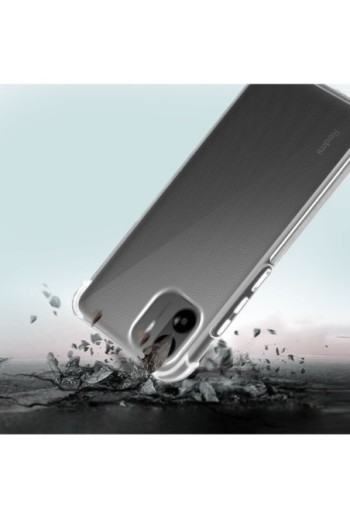 Cover Anti-urto per Xiaomi Redmi A1 e A2 Gel di Silicone con Angoli Bumper - Trasparente