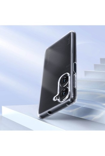 Cover per Asus Zenfone 10 e 9 in silicone morbido Imak - trasparente