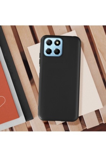 Cover in Gel di Silicone per Honor 70 Lite X8 5G / X6 Flessibile e Ultra-sottile - Nera