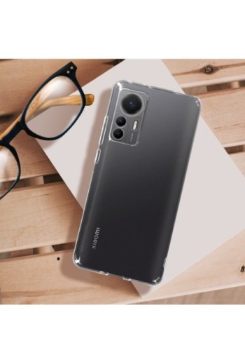 Cover in Gel di Silicone per Xiaomi 12 Lite Sottile e Resistente - Trasparente