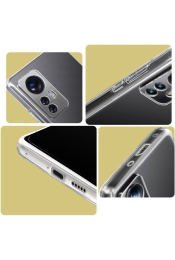 Cover in Gel di Silicone per Xiaomi 12 Lite Sottile e Resistente - Trasparente