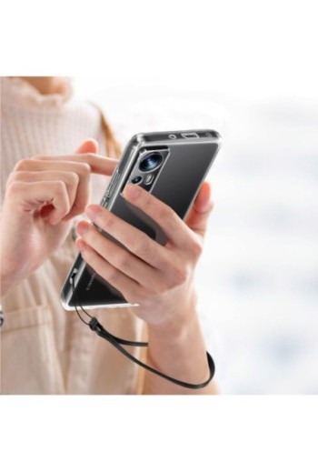 Cover in Gel di Silicone per Xiaomi 12 Lite Sottile e Resistente - Trasparente
