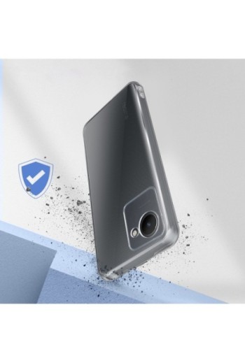 Cover in Gel di Silicone per Realme C30 Sottile e Resistente - Trasparente