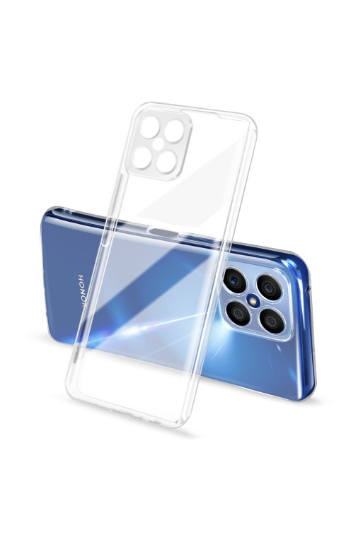 Cover in Gel di Silicone per Honor X8 Sottile e Resistente - Trasparente