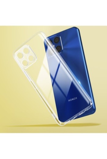 Cover in Gel di Silicone per Honor X8 Sottile e Resistente - Trasparente