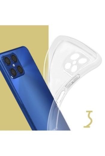 Cover in Gel di Silicone per Honor X8 Sottile e Resistente - Trasparente