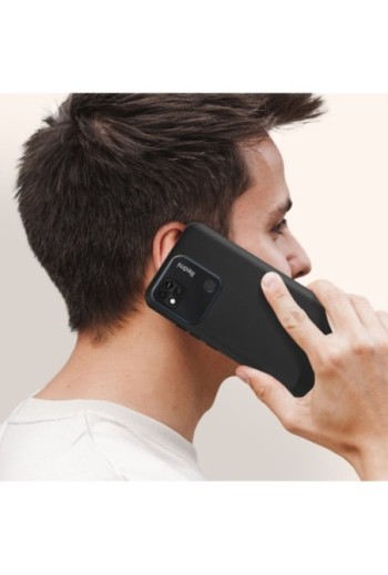 Cover in Gel di Silicone per Xiaomi Redmi 10A Flessibile e Ultra-sottile - Nera