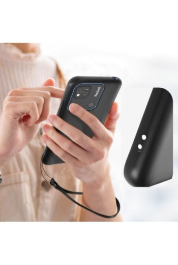 Cover in Gel di Silicone per Xiaomi Redmi 10A Flessibile e Ultra-sottile - Nera