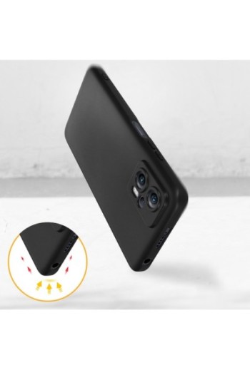 Cover in Gel di Silicone per Xiaomi Poco X4 GT Flessibile e Ultra-sottile - Nera