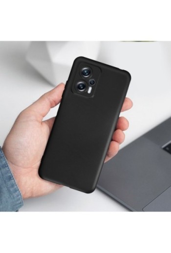 Cover in Gel di Silicone per Xiaomi Poco X4 GT Flessibile e Ultra-sottile - Nera