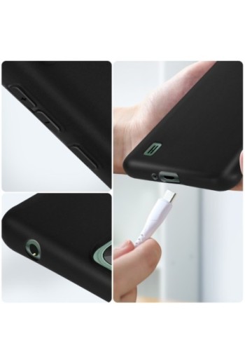 Cover in Gel di Silicone per Blackview A55 Flessibile e Ultra-sottile - Nera