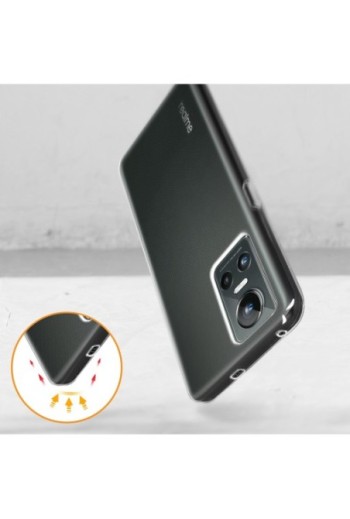 Cover in Gel di Silicone Realme GT Neo 3 Sottile e Resistente - Trasparente