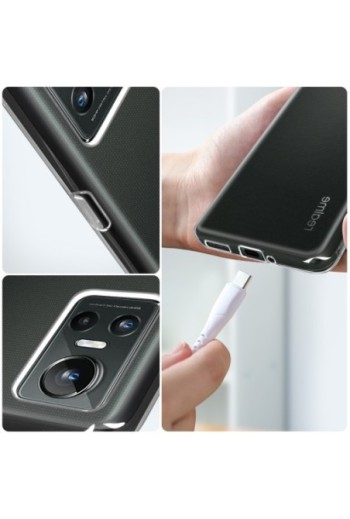 Cover in Gel di Silicone Realme GT Neo 3 Sottile e Resistente - Trasparente
