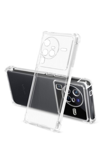 Cover in Gel di Silicone Vivo X80 Pro Sottile e Resistente - Trasparente