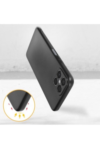 Cover in Gel di Silicone per Honor X8 Flessibile e Ultra-sottile - Nera