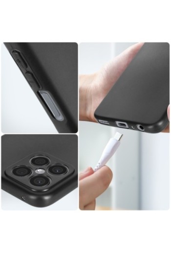Cover in Gel di Silicone per Honor X8 Flessibile e Ultra-sottile - Nera