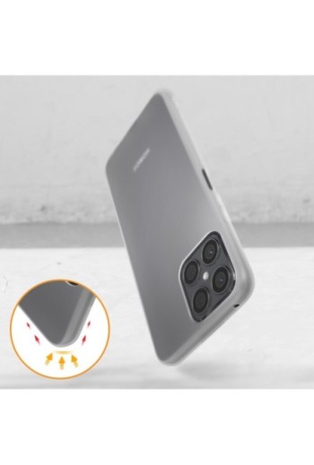 Cover in Gel di Silicone Honor X8 Flessibile e Resistente - Semi-trasparente