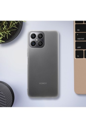 Cover in Gel di Silicone Honor X8 Flessibile e Resistente - Semi-trasparente