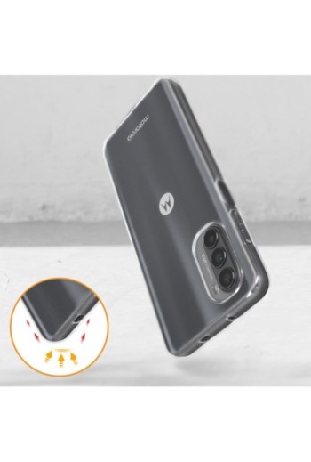 Cover in Gel di Silicone Motorola Moto G52 / G82 Sottile e Resistente - Trasparente