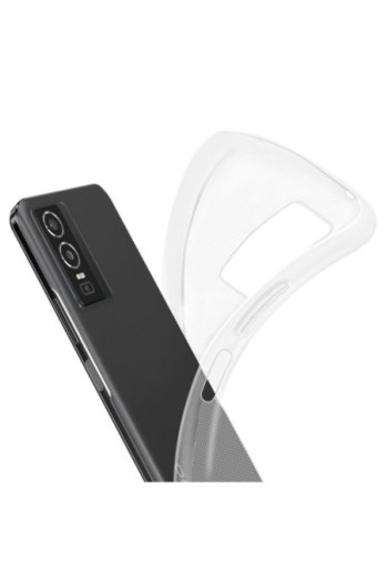 Cover in Gel di Silicone Vivo Y76 5G Sottile e Resistente - Trasparente