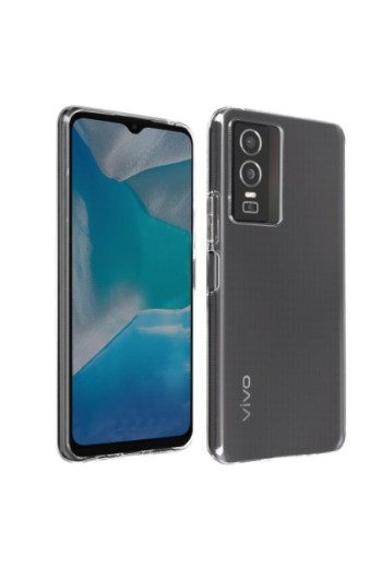 Cover in Gel di Silicone Vivo Y76 5G Sottile e Resistente - Trasparente