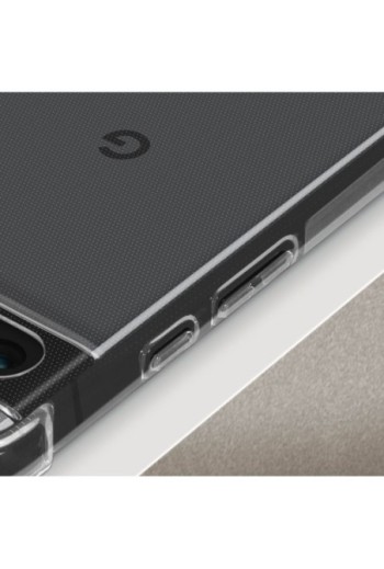 Cover Anti-urto per Google Pixel 6a gel di Silicone con Angoli Bumper - Trasparente