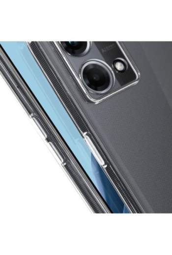 Cover in Gel di Silicone Oppo Reno 7 Sottile e Resistente - Trasparente