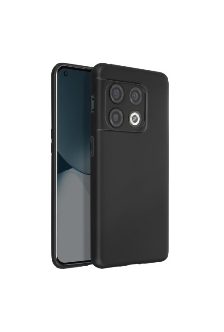 Cover in Silicone Flessibile per OnePlus 10 Pro 5G Ultra-sottile - Nera