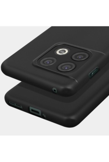 Cover in Silicone Flessibile per OnePlus 10 Pro 5G Ultra-sottile - Nera