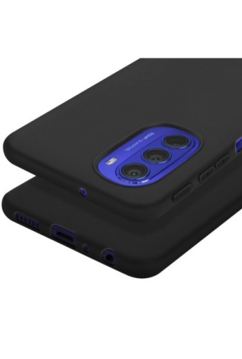 Cover per Motorola Moto G51 5G in Gel di Silicone Opaca Antiscivolo - Nera