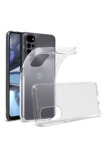 Cover in Gel di Silicone per Motorola Moto G22 Extra-sottile 0 3 mm Second Skin - Trasparente