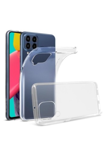Cover in Gel di Silicone per Samsung Galaxy M33 Extra-sottile 0 3 mm Second Skin - Trasparente
